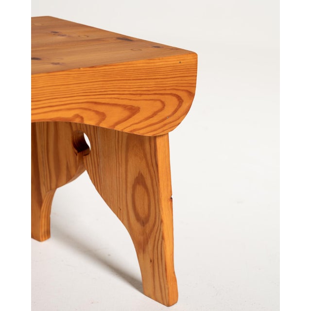 Pine Stool, Sweden, 1960s For Sale - Image 4 of 10