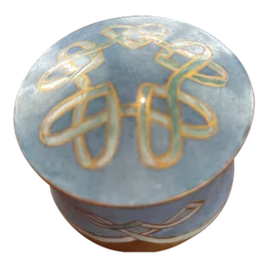 0.&e. G Royal Austria Factory Trinket Box Circa 1899-1918