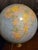 Blue 1957-1960 Illuminated Replogle Comprehensive Globe on Solid Walnut and Brass Base For Sale - Image 8 of 9
