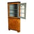 Antique Austrian Figured Ash & Ebony Biedermeier Standing Corner Cabinet 1830 For Sale - Image 9 of 12