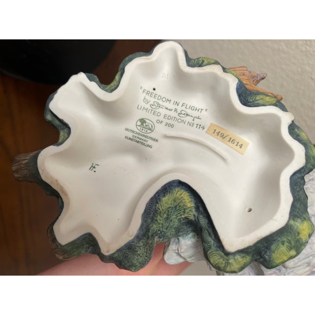Gunther Granget Hutschenreuther Freedom in Flight Porcelain Bald Eagle Figurine For Sale - Image 11 of 13