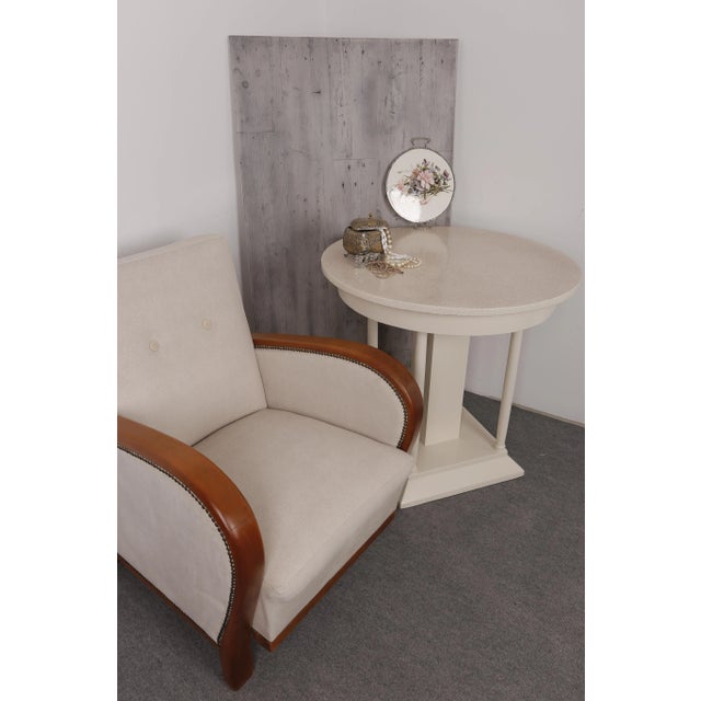 Vintage Art Deco Hungarian Armchair, 1930s For Sale - Image 3 of 12