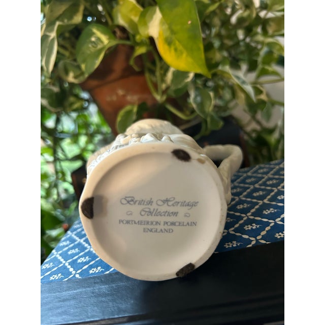 Vintage Portmeirion Parian Porcelain British Heritage Creamer or Small Pitcher For Sale In New Orleans - Image 6 of 6