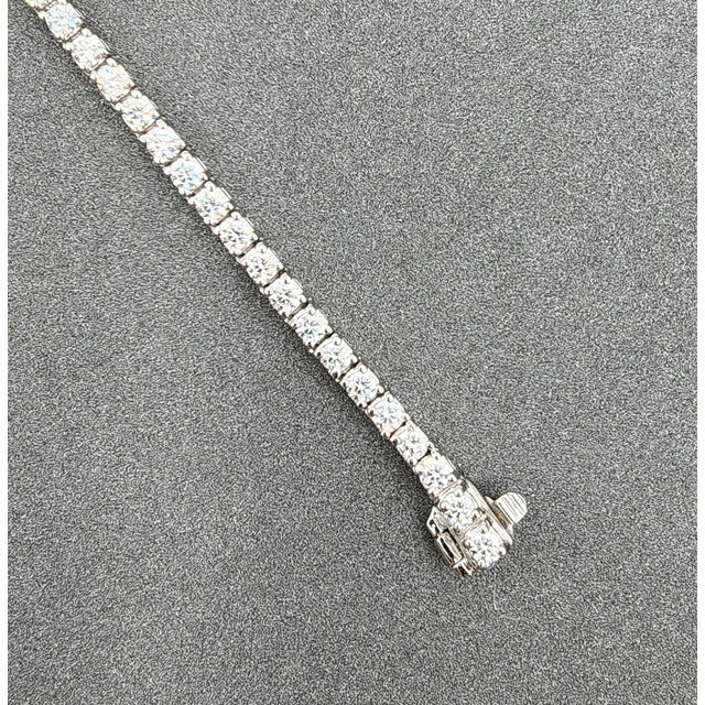 2.77 Ct Diamond Tennis Bracelet For Sale In Chicago - Image 6 of 8