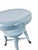 Victorian Adjustable Piano Stool in Powder Blue Paint, Claw & Glass Ball Feet For Sale - Image 16 of 17