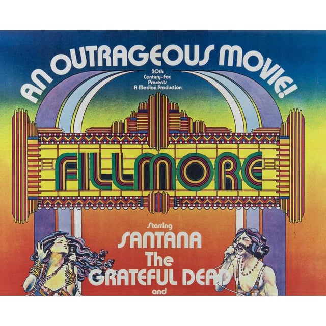 1970s Fillmore Film Poster, USA/Australia, 1972 For Sale - Image 5 of 6