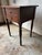 Early 20th Century Early 20th Century Antique Federal Style Mahogany Turned Leg Side Table With 2 Drawers. For Sale - Image 5 of 12