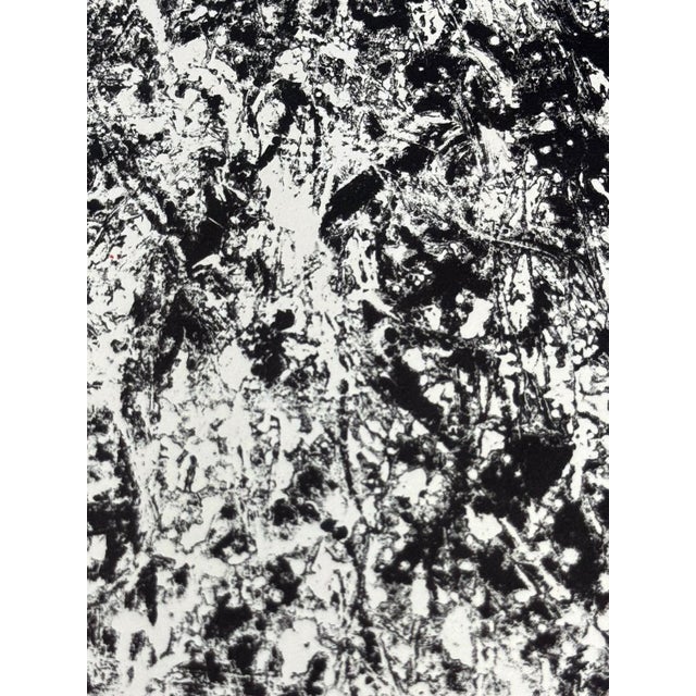 Abstract Francois Fiedler 1960 Original Lithograph, Framed Abstract Expressionist Art For Sale - Image 3 of 7