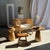 Side Table in Natural Suar Wood, 1980s For Sale - Image 9 of 18