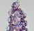 Glass Antique Iridescent Crackle Glass Perfume Bottle with Rigaree Stopper For Sale - Image 7 of 10