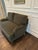 Traditional Dark Green Loveseat For Sale - Image 3 of 4