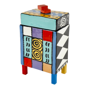 D. Goke 1992 Pandemonium Key West Ceramic Box