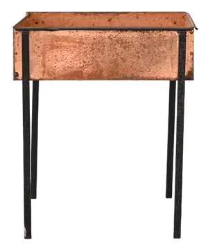 Vintage Metal Planter, 1960s