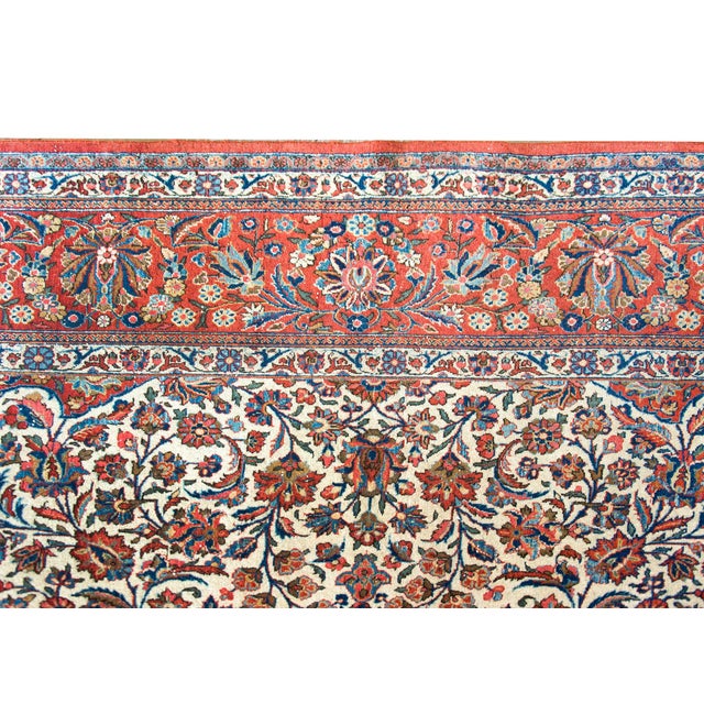 Early 20th Century Persian Kashan Rug For Sale - Image 13 of 14