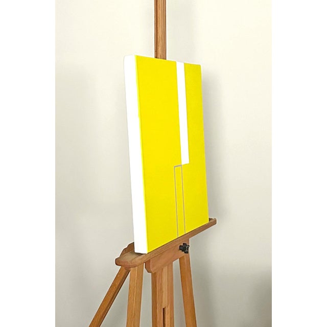 This piece captures the blissful sensation of rising to higher dimensions after shedding an old shell. The bright yellow...