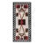 Mid 1930s Ivory Geometric Tribal Antique Native Navajo American Flatwoven Rug For Sale