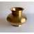 Vintage Brass Vase For Sale - Image 4 of 5