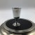 English Pewter Eales of Sheffield Serving Tray and 6 English Pewter Stemmed Aperitif Glasses - Set of 7 For Sale - Image 3 of 13