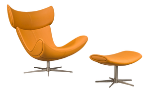 Set of Imola Lounge Chair and Ottoman attributed to Henrik Pedersen for BoConcept, 2000s