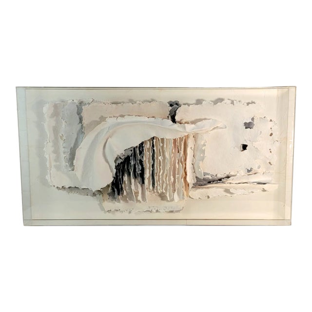 Marcia Gilbert Mazur Paper Art 3d Molded Sculpture Handmade For Sale