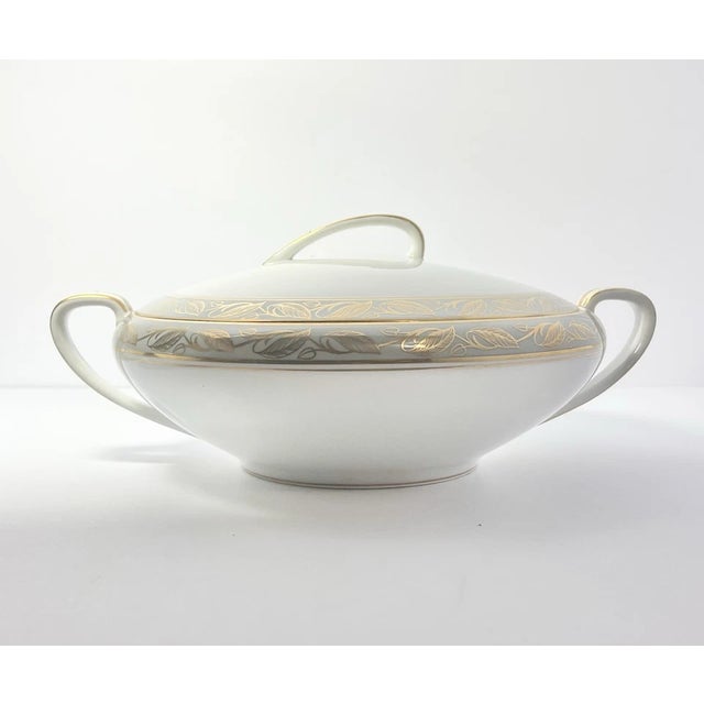 1950s Noritake “Greta” Bone China Serving Hostess Dinnerware Set - 6-Piece For Sale In Dallas - Image 6 of 14