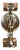 Antique St. Louis Car Company (ST. L.C. CO.) Mechanical Brass Bell – Wall Mount For Sale