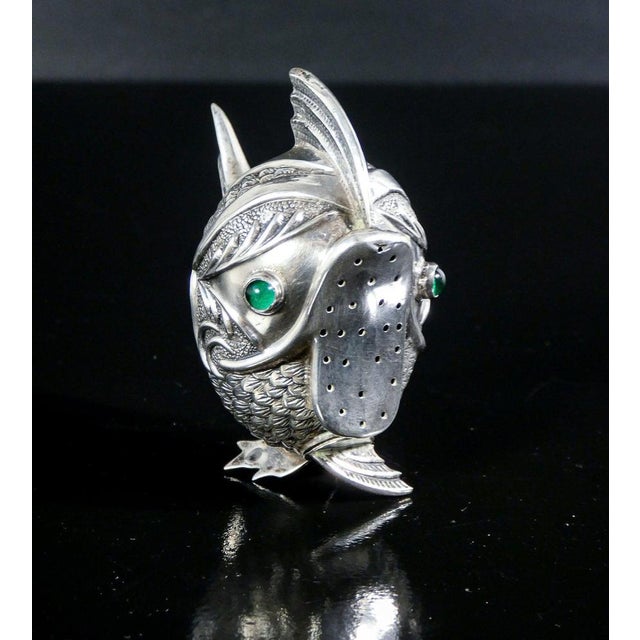 800 Silver Table Salt and Pepper Shakers, Set of 2 For Sale - Image 12 of 18