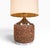 Laurel Lamp Company Mid 20th Century Danish Modern Cork and Chrome Table Lamps With Original Shades - Pair For Sale - Image 4 of 14