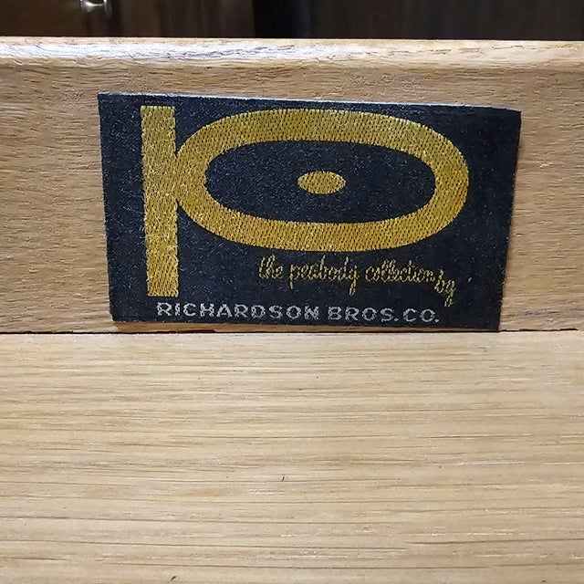 1960s Lawrence Peabody Restored Mid Century 8 Drawer Low Dresser For Sale - Image 12 of 13