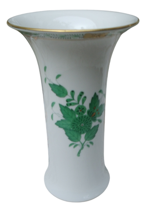 Vintage Green Model 70/37 Apponyi Vase in Porcelain from Herend, 1970s