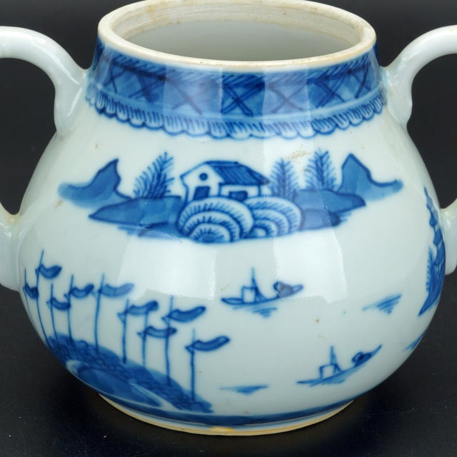 Chinese Cantonware Cream and Sugar 18th/19th Century For Sale - Image 9 of 9