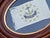 Real Vintage American Flag of Colonial Rhode Island Silk Nautical Excellent Walnut Gilt Frame 1891 For Sale In Philadelphia - Image 6 of 8