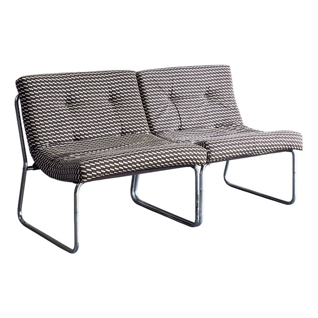 Mid-Century Modern Modular Lounge Chairs, 1960s, Set of 2 For Sale