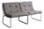 Mid-Century Modern Modular Lounge Chairs, 1960s, Set of 2 For Sale