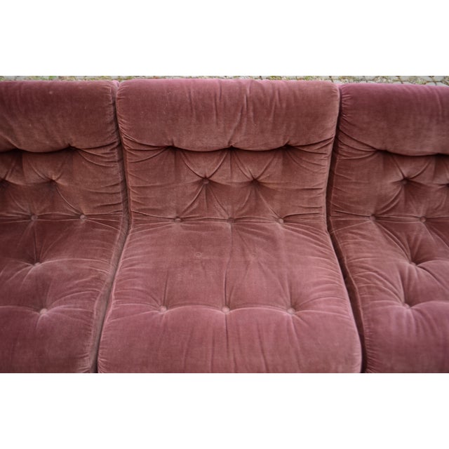 Purple Vintage Modular Redbrown Sofa from Dreipunkt, 1970s, Set of 6 For Sale - Image 8 of 18