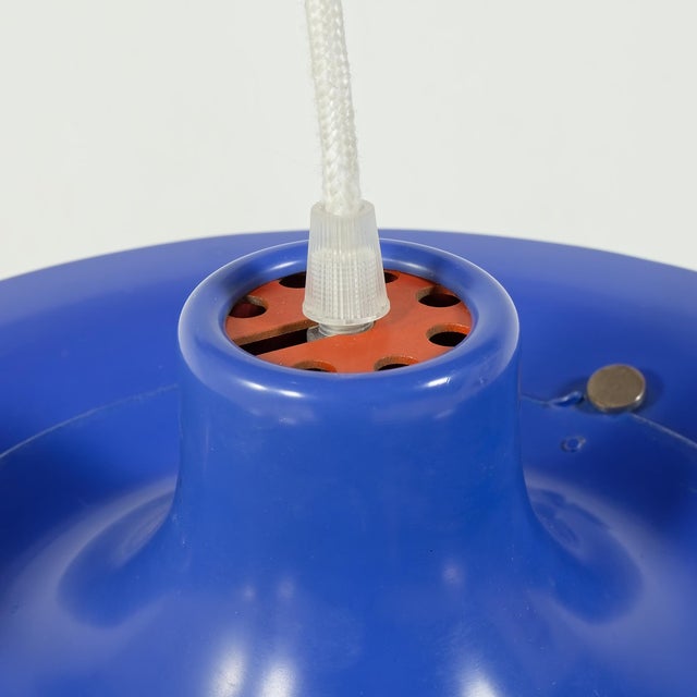 Blue Vintage PH 5 Blue Lamp by Poul Henningsen for Louis Poulsen, 1970s For Sale - Image 8 of 11