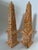 Plastic Hand Painted Chinese Faux Bois Style Obelisks a Pair For Sale - Image 7 of 12