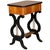 19th Century Lyra Sewing Table in Black Cherry Wood, 1820 For Sale - Image 4 of 18