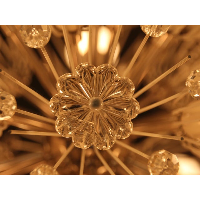 Large Silvered Snowball Pendant Lamp by Emil Stejnar for Rupert Nikoll, 1950s For Sale - Image 11 of 17