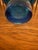 Signed Blue Studio Art Glass Sculptural Vessel by Christian T. | Late 20th Century Modern Statement Vase For Sale - Image 4 of 8