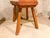 Late 19th Century Set of 3 Vintage Alpine Bavarian Heart-Cutout Plank Chairs (Brettstuhl) For Sale - Image 5 of 7