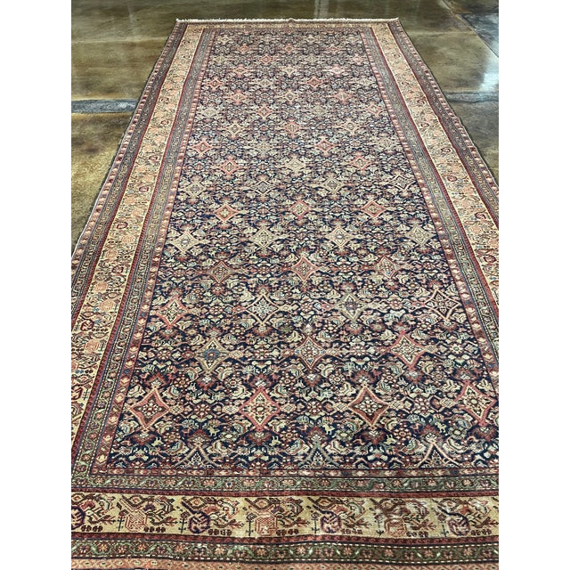 1990s Handwoven Persian Rug Malayer Design - 6'2" X 13'3" For Sale - Image 9 of 10