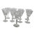 Waterford Glenmore Crystal Tall Wine Set of 9 For Sale