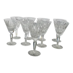 Waterford Glenmore Crystal Tall Wine Set of 9