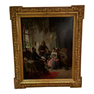 Late 18th Century Peter Baumgartner, the Wedding Contract, Framed