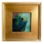 "Green Burst" 2026 Framed Mini Painting by Jessalin Beutler For Sale