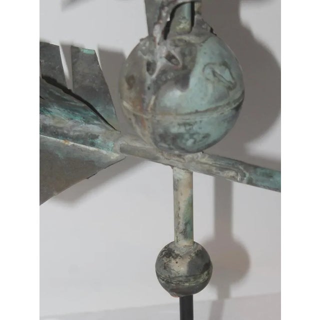 19thc Eagle Full Body Weathervane on Stand For Sale - Image 10 of 11