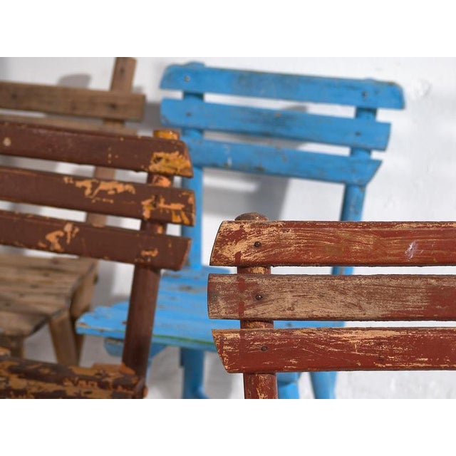 Antique children’s chairs (c.1920) Dimensions: Dimensions: Width: 30 cm Depth: 30 cm Height: 60 cm Seat: 33 cm Style:...