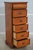 Victorian Lexington Oak Victorian Mansion 6 Drawer Lingerie Chest Semainier For Sale - Image 3 of 16