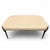 Contemporary Tom Corbin Bronze and Limestone Cocktail Table For Sale - Image 3 of 7